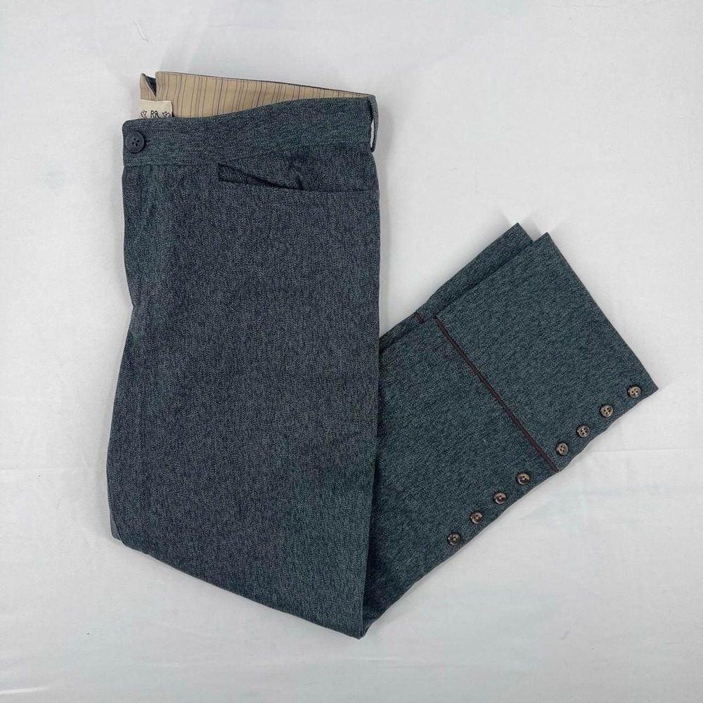 Vintage 90s RRL Ralph Lauren Women's Straight Leg Pants 2 Office Academia Luxury